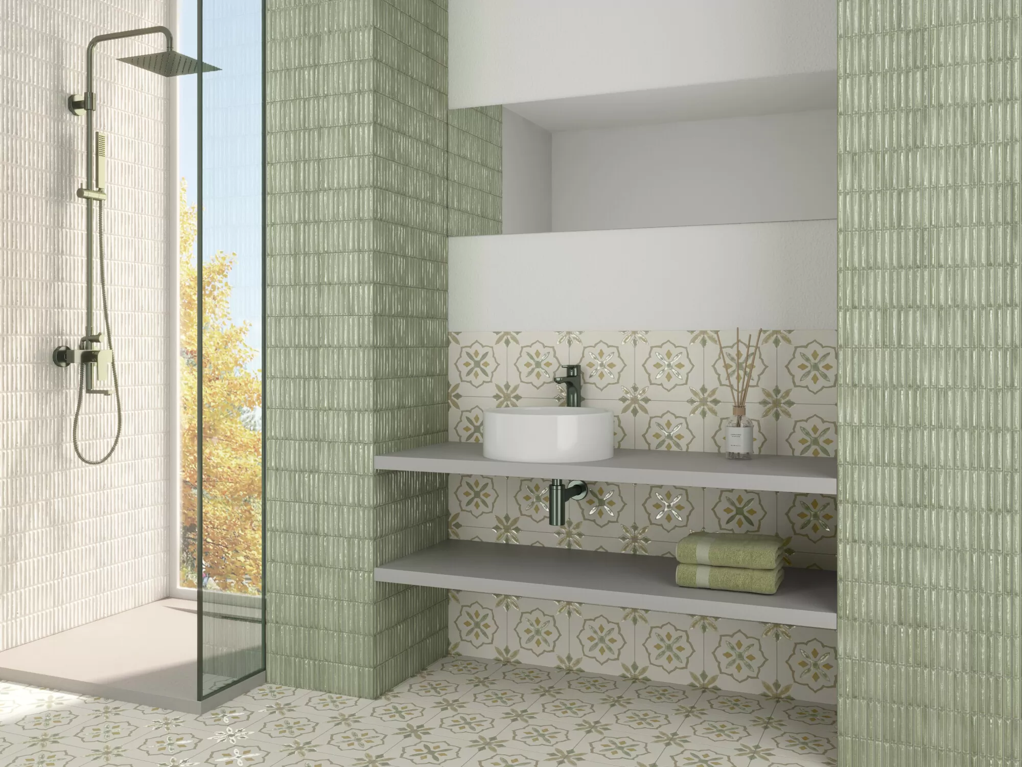 Керамогранит 40464 Llevant Taupe Garden LT 22.3x22.3