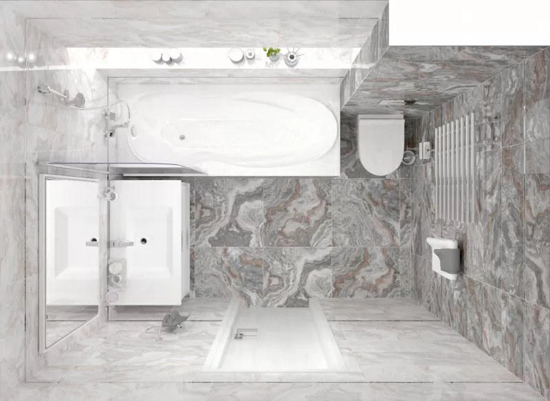 Мозаика Мозаика Gray серый 30х30