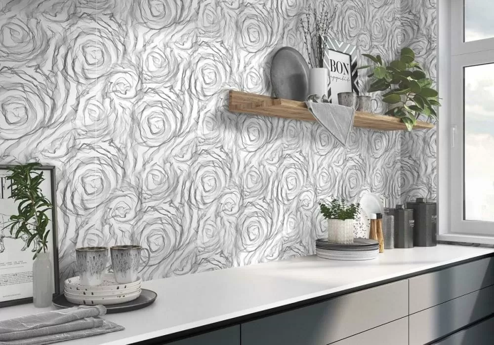 Керамогранит Deco Couture Black&White 3 49.1x98.2
