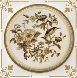Плитка Monocolor Mix Circle Classic Cream 10х10 (14 дизайнов)
