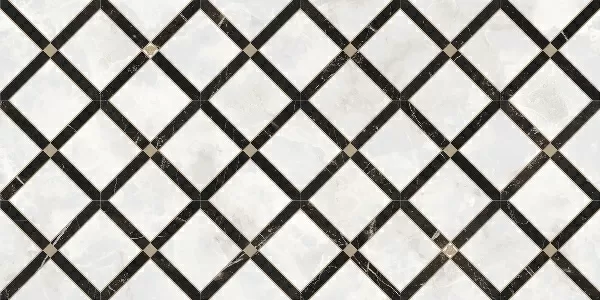 Керамогранит 262544 INTRECCIO BIANCO/NERO 39x78