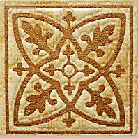 Керамогранит Лиссабон (бежевый) Вставка 6х6