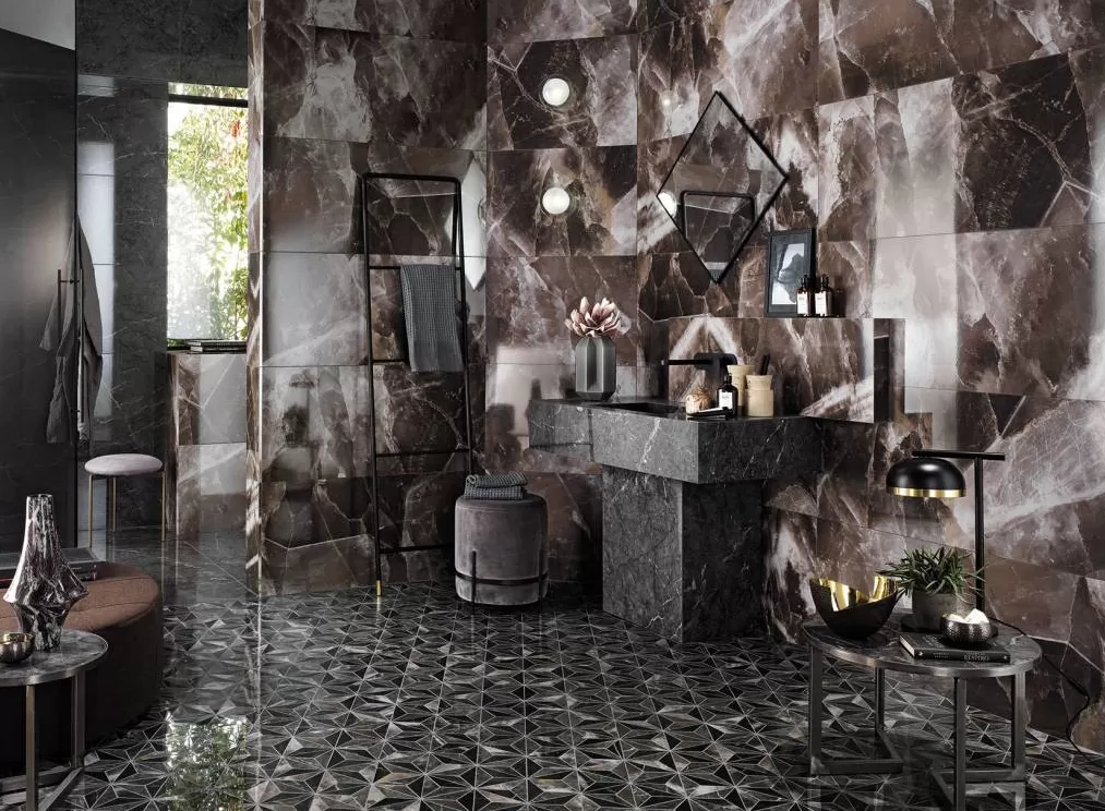 Керамогранит AORY Marvel Grigio Intenso Lappato 75x75