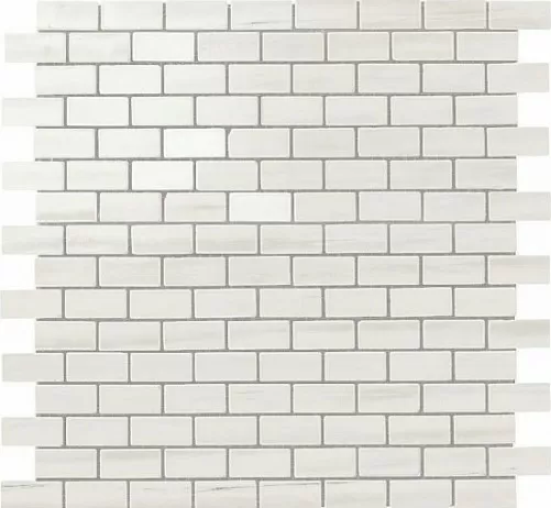 Мозаика AS31 Marvel Bianco Dolomite Mosaico Lappato Burattato 29.8x29.8