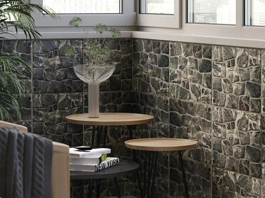 Керамогранит A16427 Vilio коричневый рельеф 29,8x29,8