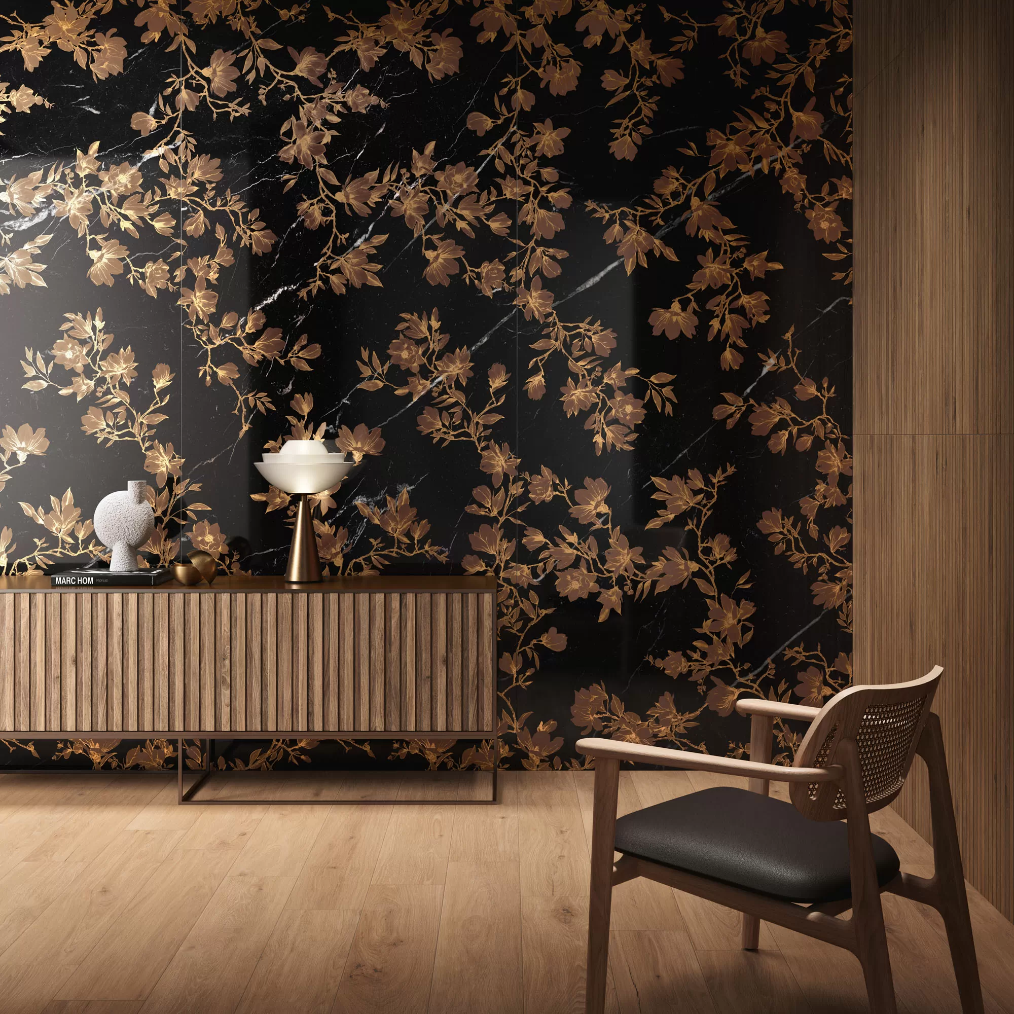 Керамогранит AHAT Deco Solutions Suit Flower Matt RT 6mm 60x120