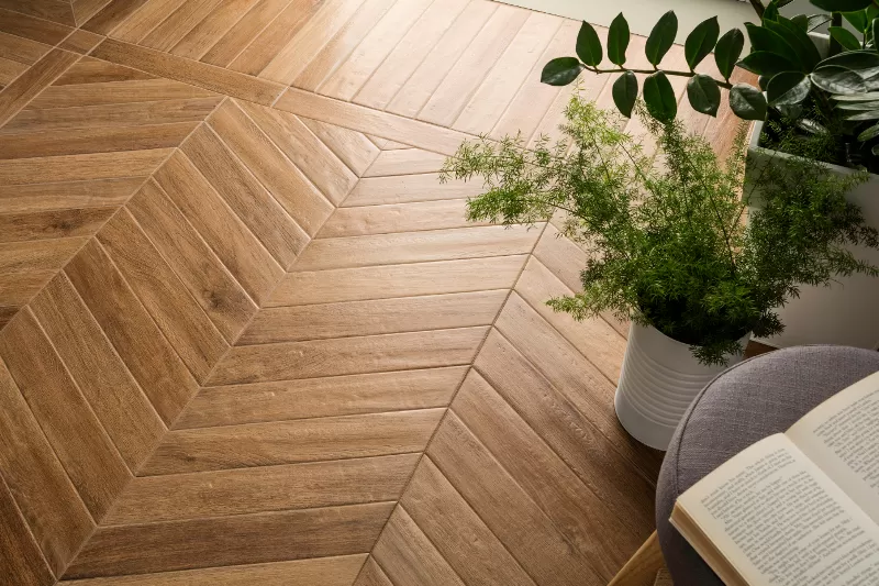 Керамогранит J86583 Vintage CENDRE CHEVRON 7,5x40,7