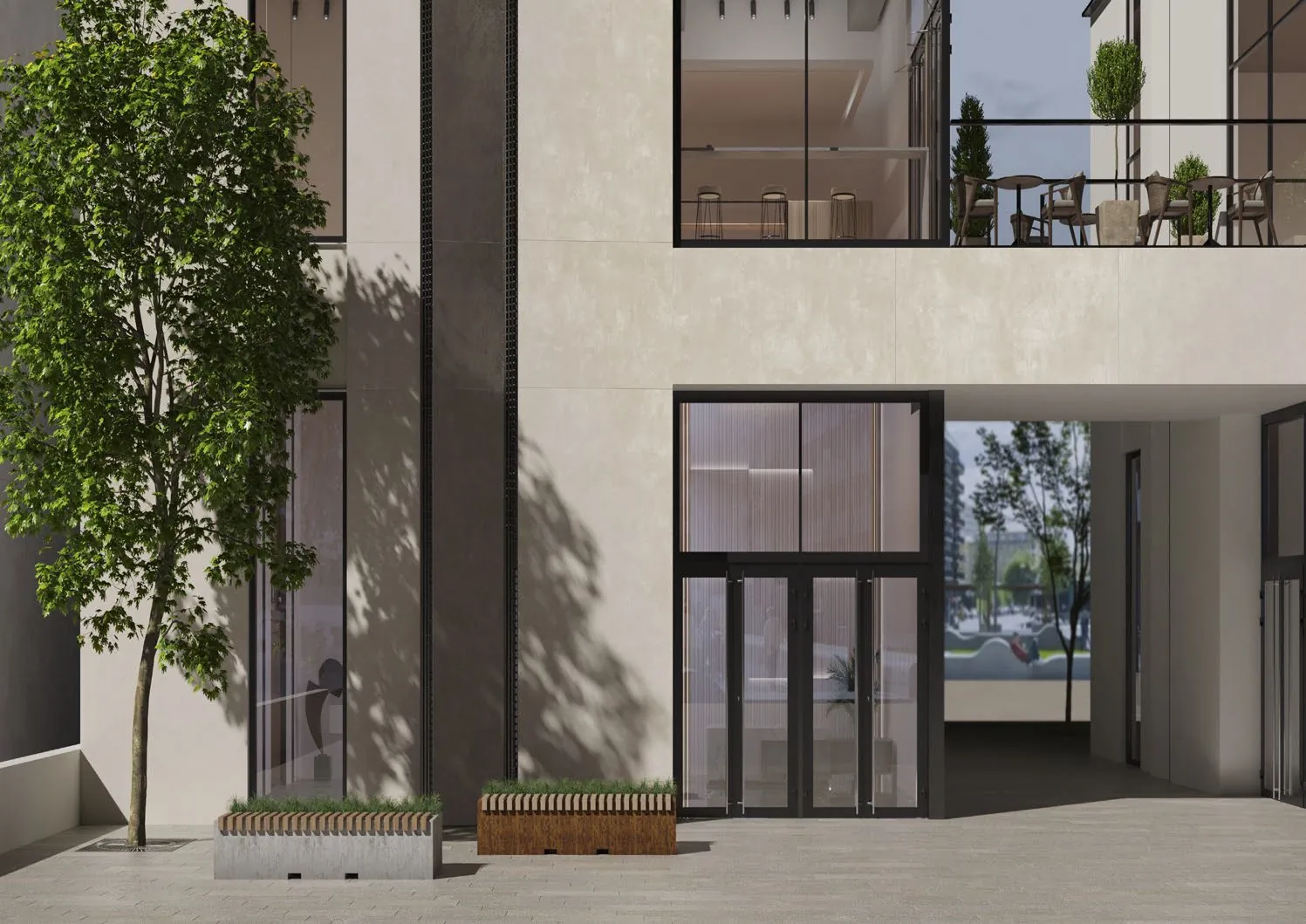 Керамогранит SG074902R Нестос серый светлый лаппатированный обрезной 119,5x320x1,1