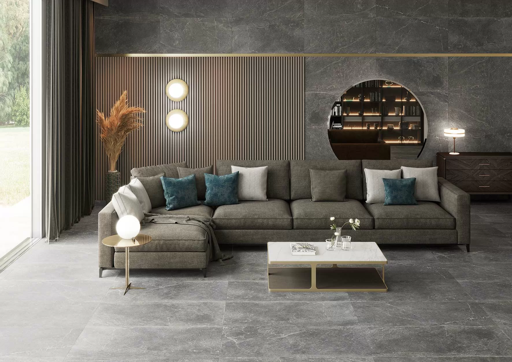 Плитка R0001633 Bleuemix Taupe 40x120