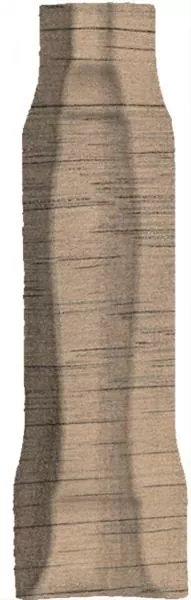 Керамогранит SG5264/AGI Угол внутренний Монтиони бежевый тёмный матовый 8x2,4