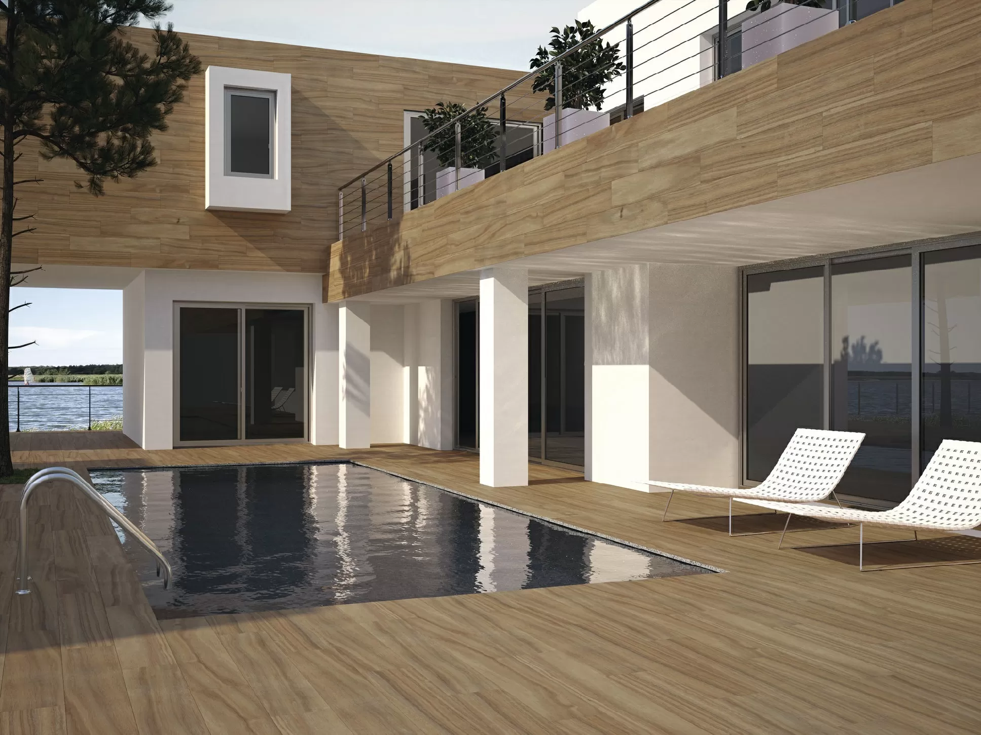 Керамогранит Pasadena Roble Rectificado 20x114