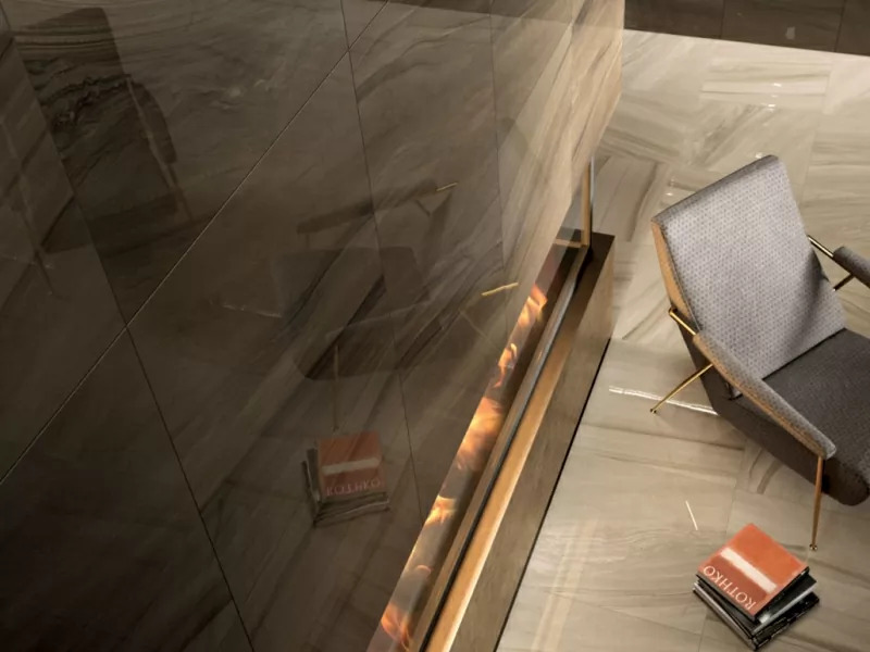 Керамогранит 610130000311 Wonder Moka Battiscopa 7.2x60