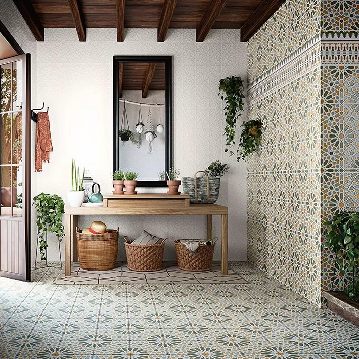 Плитка Alhambra Silver Moldura 3.5x29.75