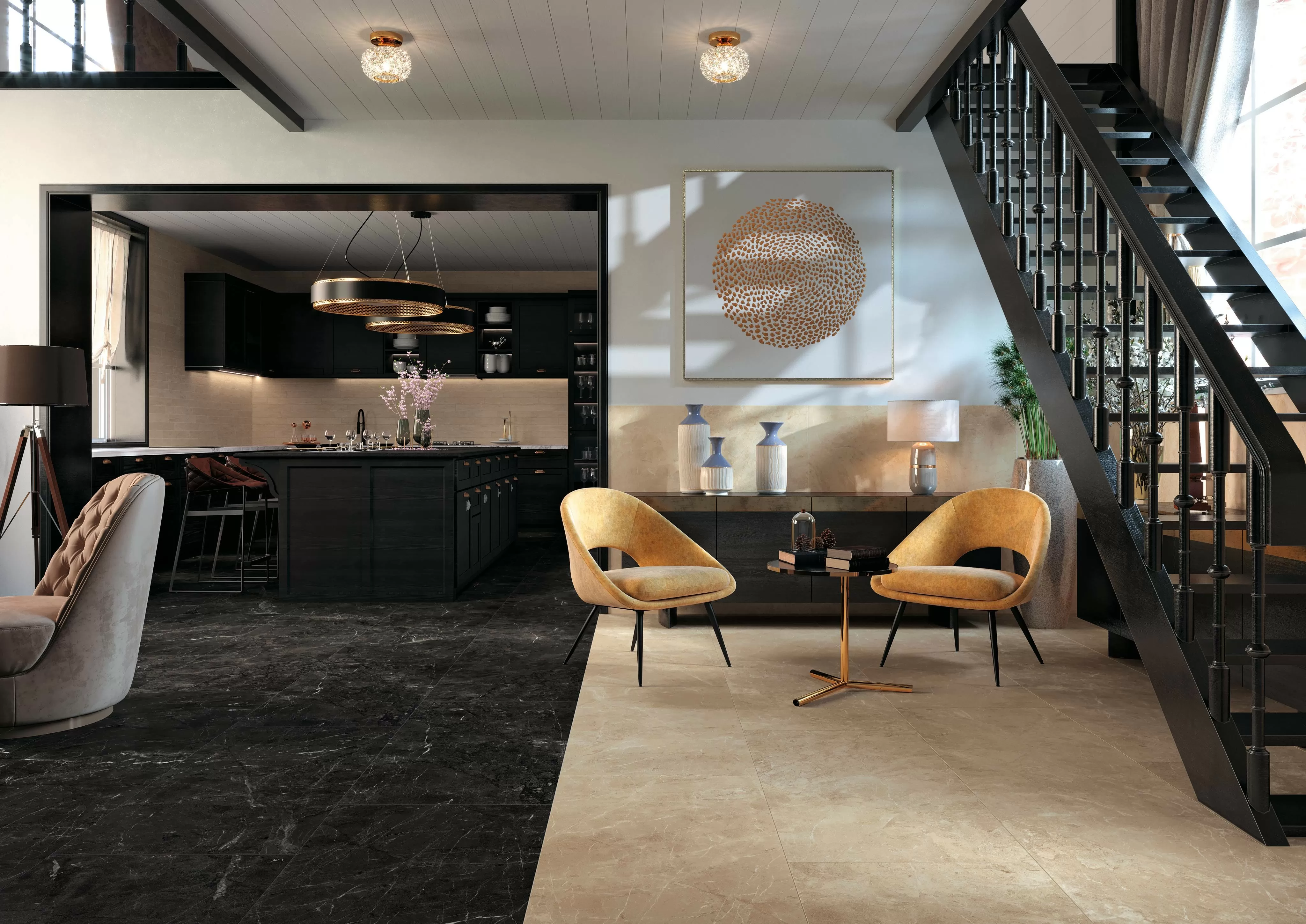 Керамогранит 610130004632 Volcano Bianco Battiscopa/Волкано Бьянко Плинтус 7.2X60