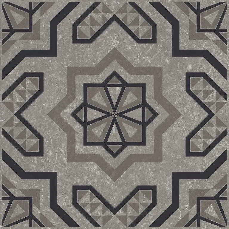 Керамогранит KMD3STA048GN Декор Касабланка серый матовый 20x20x0,8