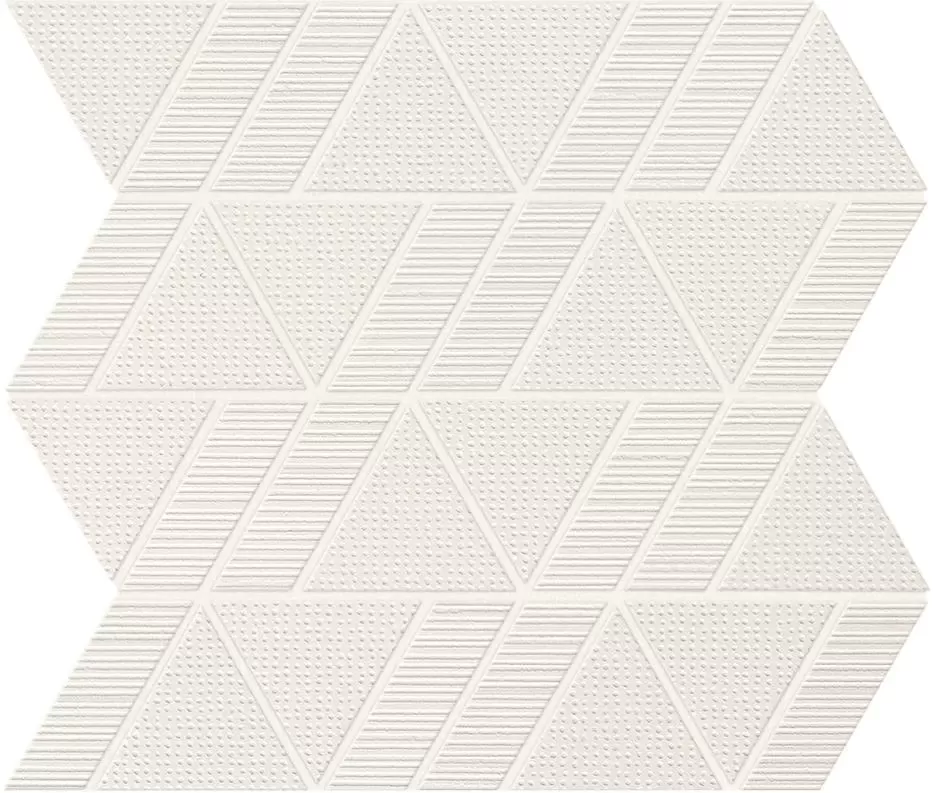 Мозаика A6SP Aplomb White Mosaico Triangle 31,5x30,5