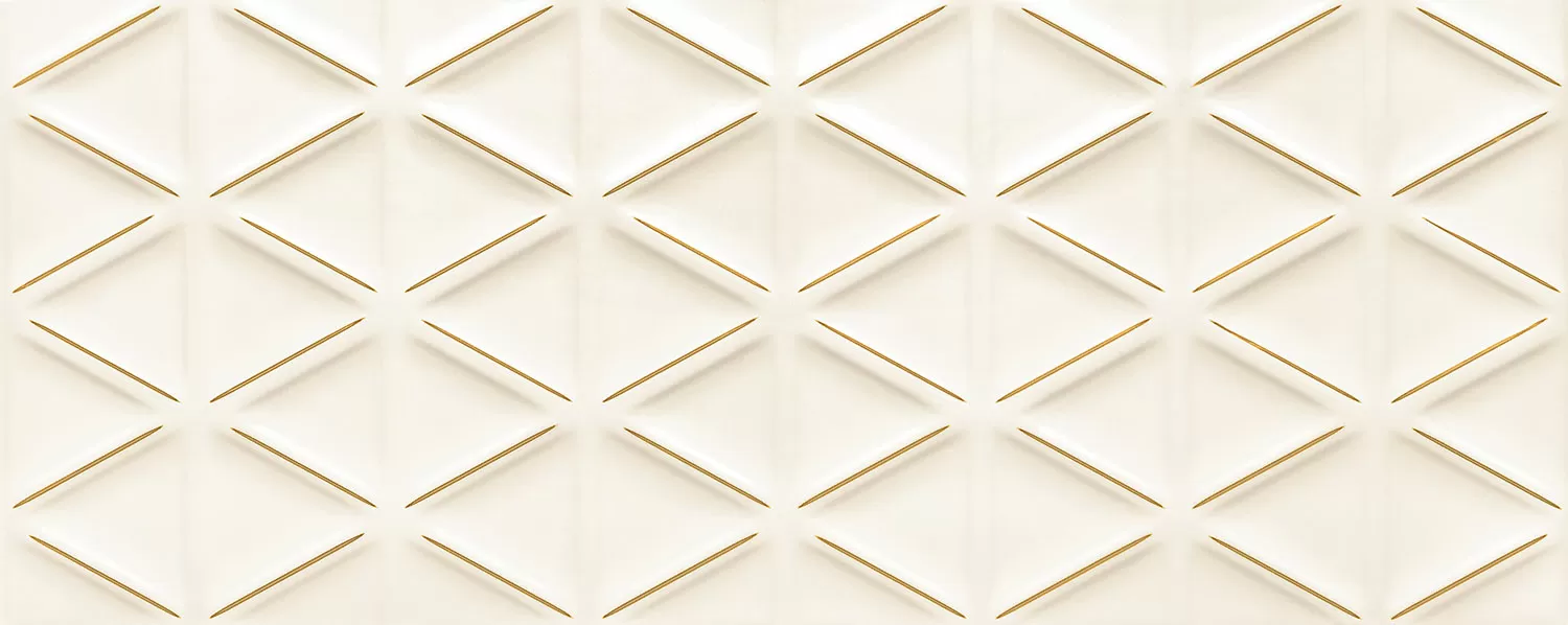 Плитка Senza geo white STR Decor 29.8x74.8