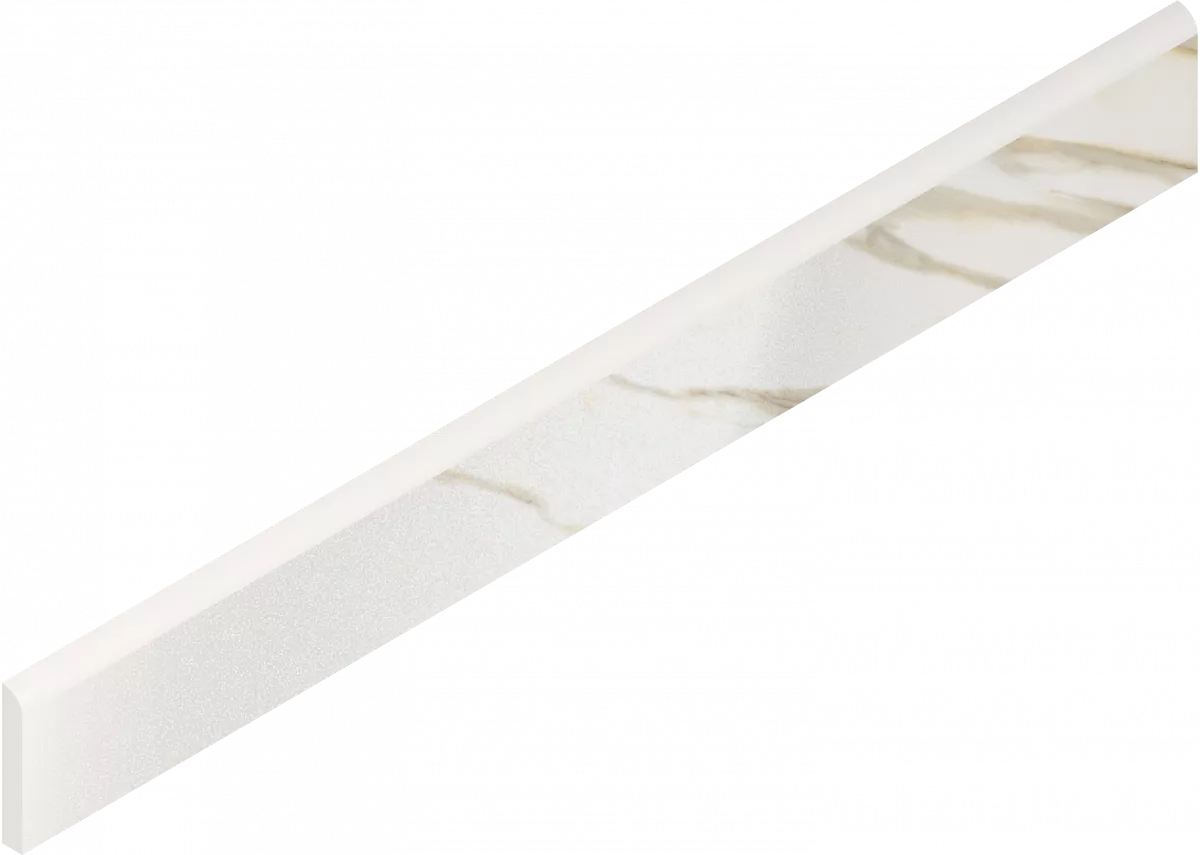 Керамогранит 610130007457 Stellaris Calacatta Gold Battiscopa Lap 7.2x60