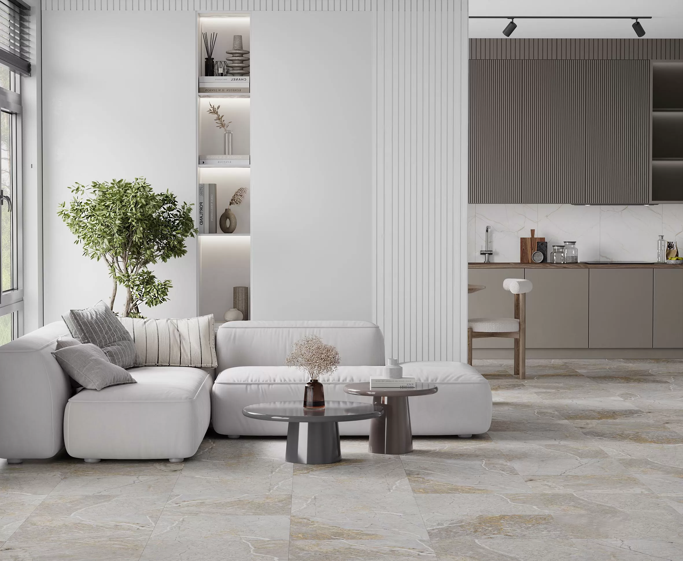 Керамогранит Fantastico Grey Granito Полированный 60х60