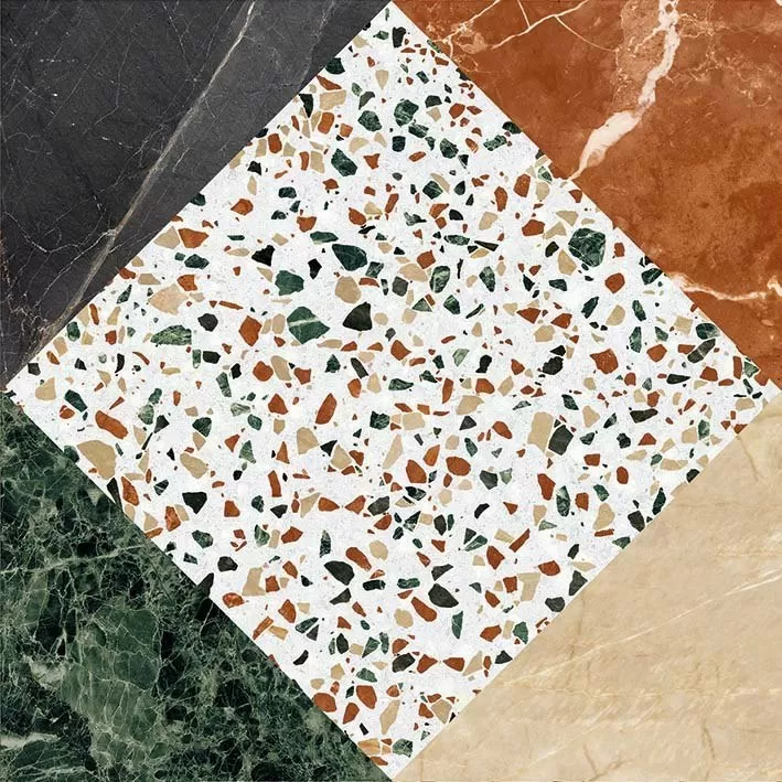 Керамогранит 0005896 Play Marble White 20x20