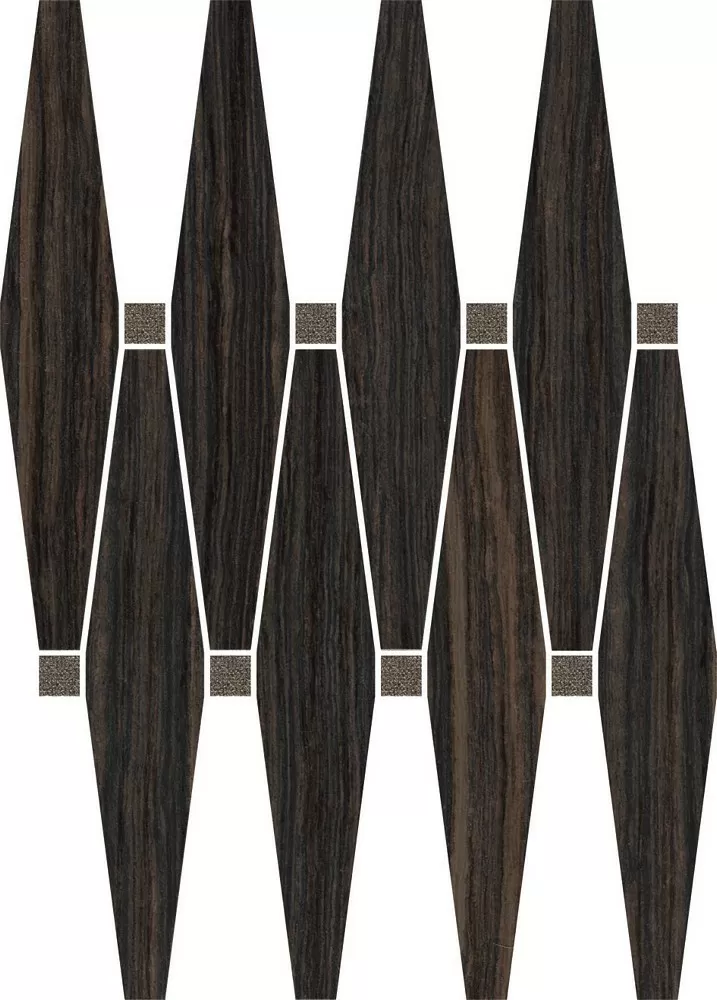 Мозаика 59224 Mos.Losanga Bronze Sat.con Oro 27x35,8