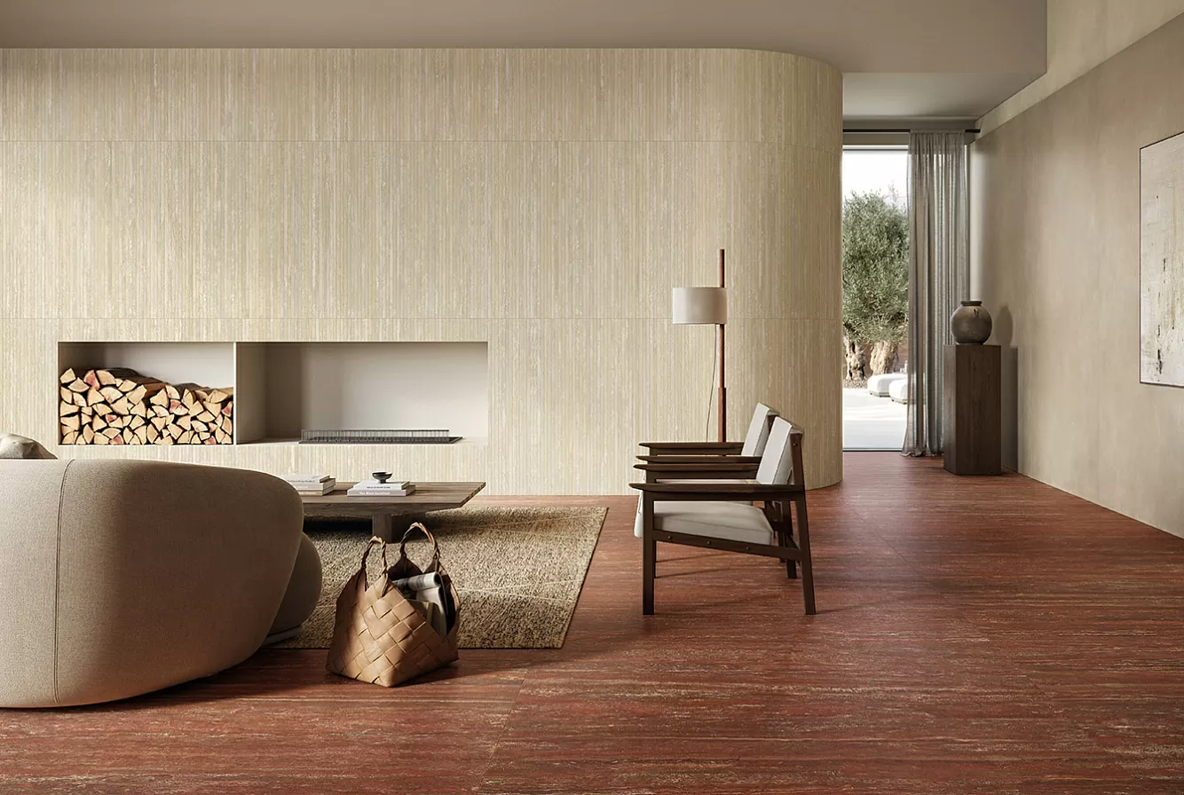 Керамогранит TR04BA I Travertini Beige Cross Cut SQ. 60x120