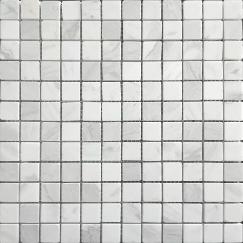 Мозаика Pietrine Dolomiti bianco MAT 23x23 - толщ. 4 мм 29.8X29.8