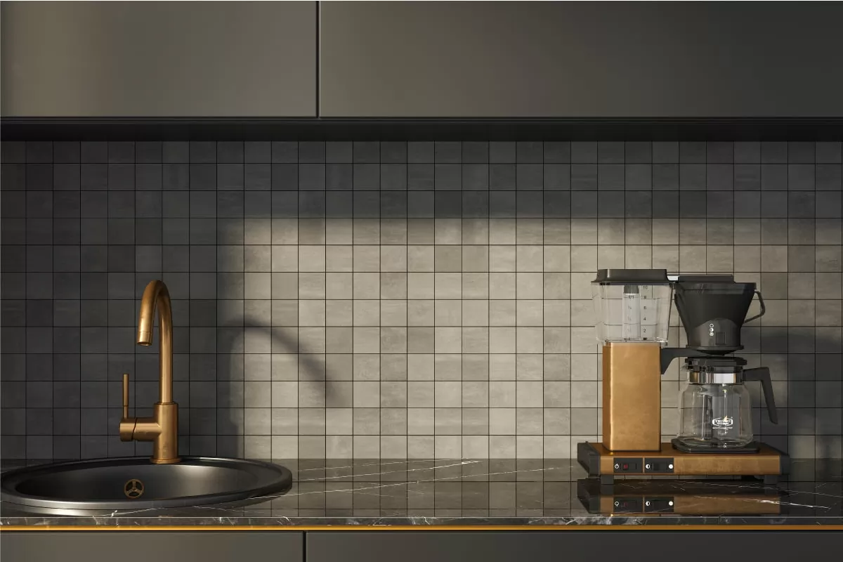 Керамогранит TH5A406 Плинтус Townhouse темно-серый 7x59,8