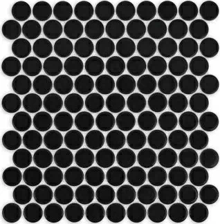 Мозаика M143 Miele Mosaic Black Ø2,65 30x30