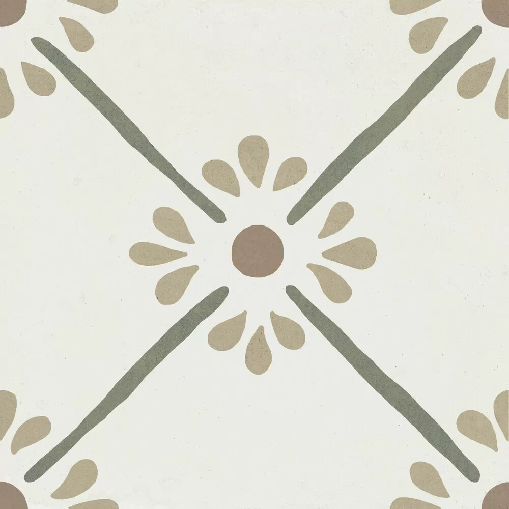 Керамогранит 37788 Provenza Green Flower/22,3 22,3x22,3