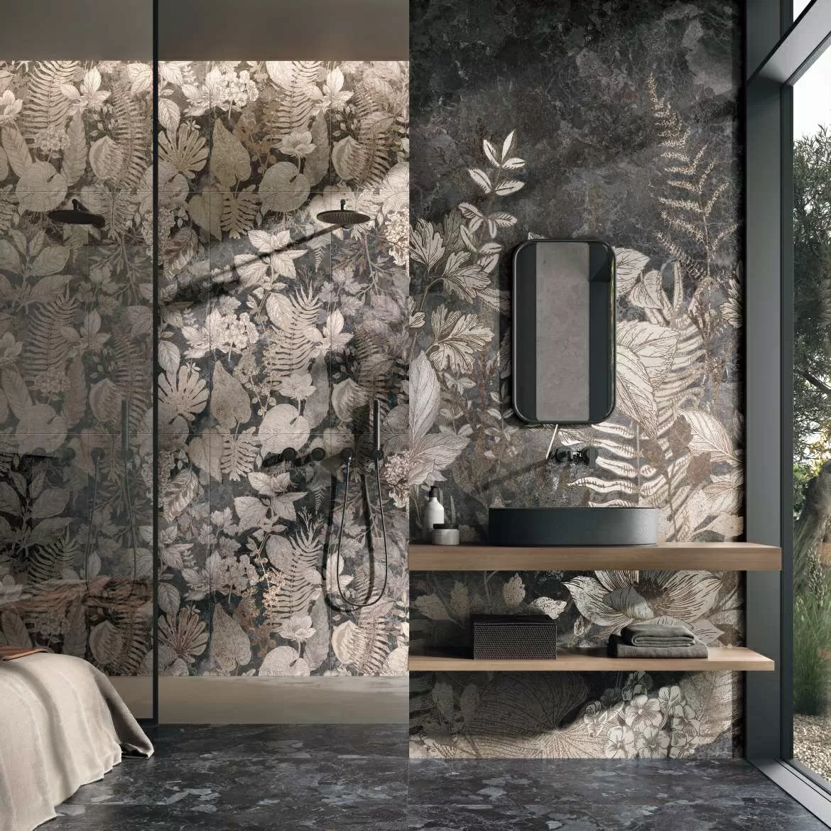 Керамогранит 136900 Mockup Ostuni Grey Nat Ret 60x120
