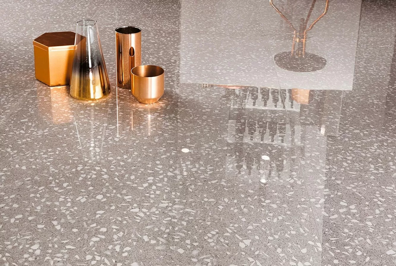Керамогранит ATW4 Marvel Terrazzo Pearl 60x60