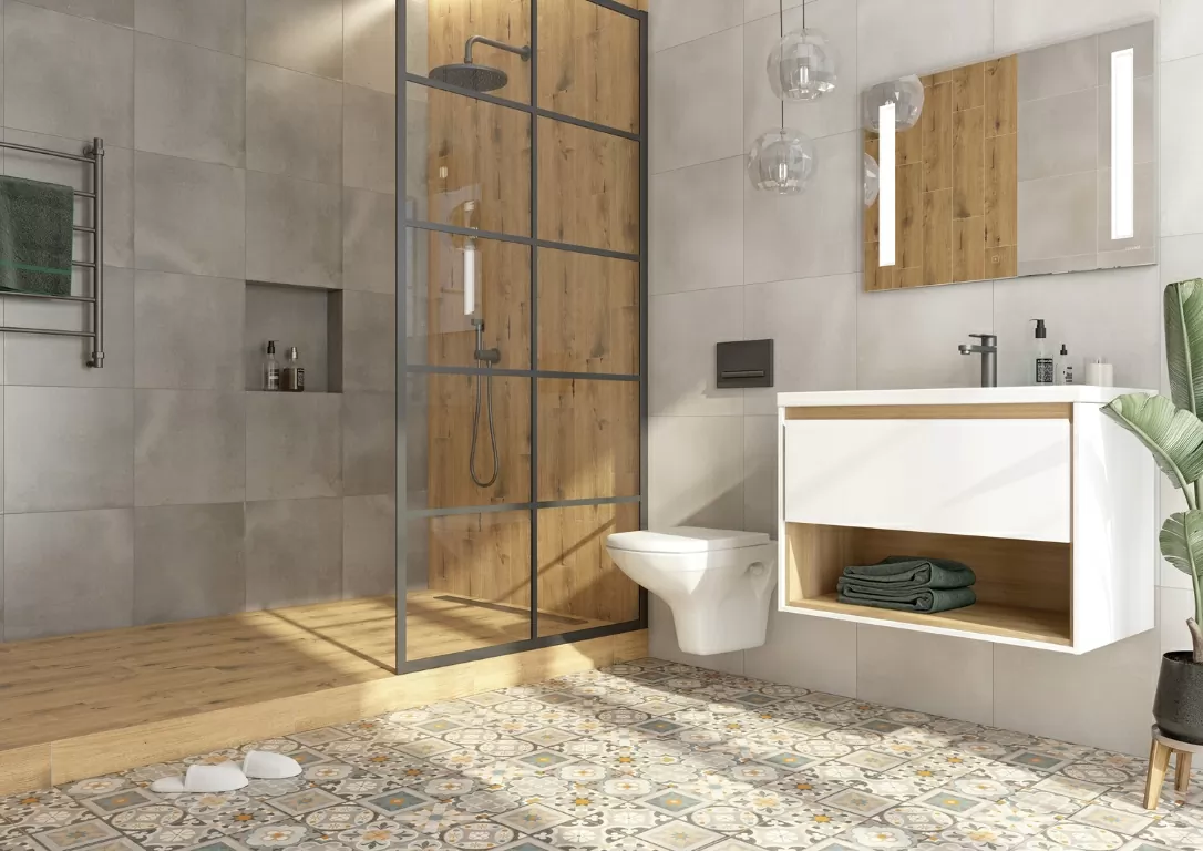 Керамогранит C-LO4R402D Loft темно-серый 42х42