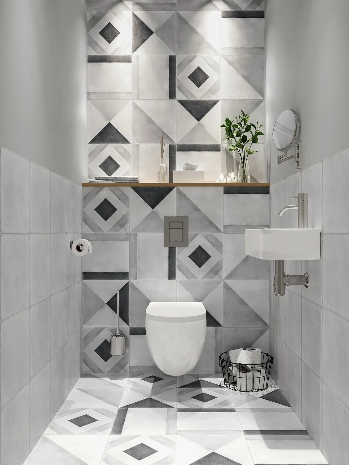 Керамогранит MO4A093 Motley серый 29,8x29,8