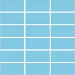 Мозаика 80071.3 Mosaic Light Blue 5x10 30x30