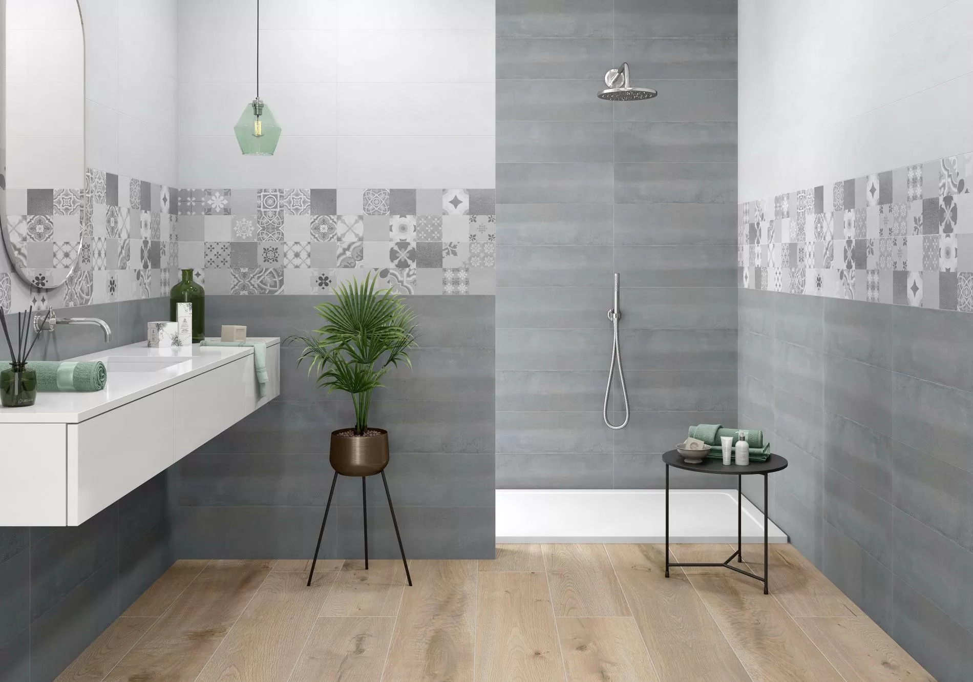 Керамогранит Es.Oldmanor Dark Matt Rect. 90x90
