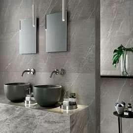 Керамогранит AS2M Marvel Stone Mosaico Esagono Geo Warm Lapp 25,4X35,2