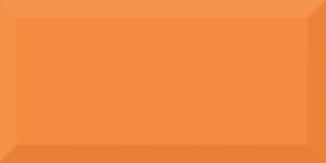 Плитка Monocolor Naranja Biselado Brillo 10х20