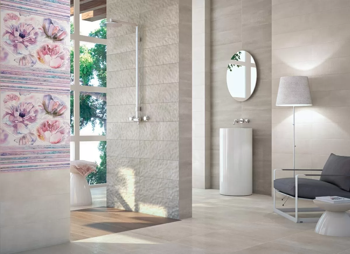 Плитка 2212 Decor Beige Lineal Agata 22,5х67,5