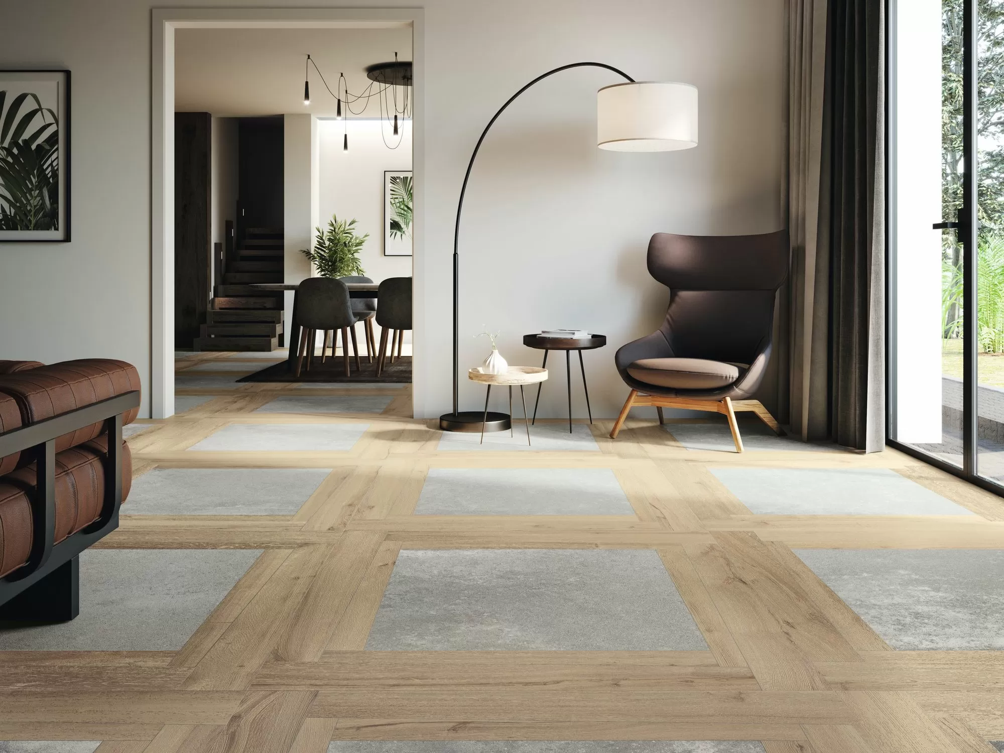 Керамогранит Liverpool Duetto Walnut Rect R10 120x120