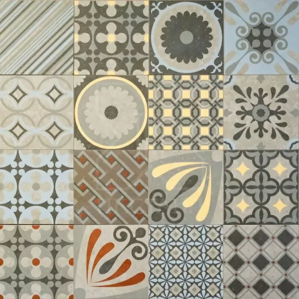 Керамогранит DEC 227K Cementine Color Mix Rettificato 20x20