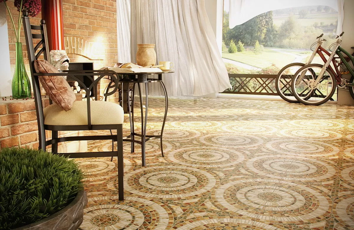 Керамогранит 726262 Мюнхен камни 33х33