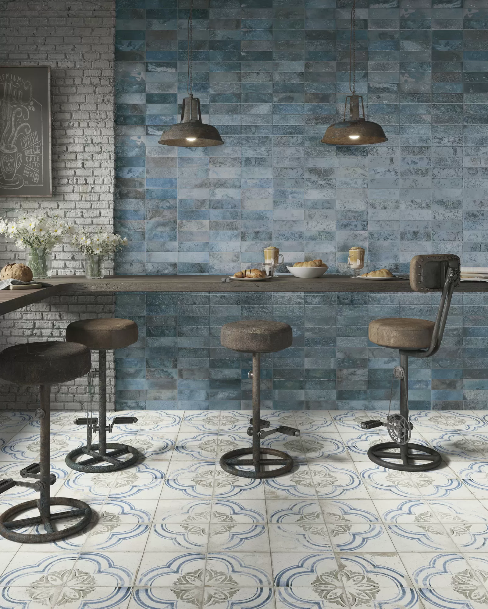 Плитка 28939 FS RAKU BLUE 20X40