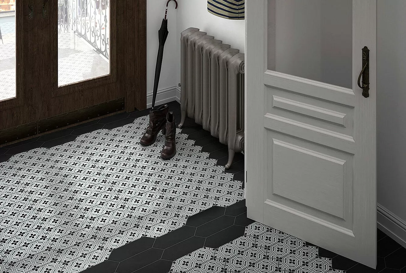 Керамогранит 22989 Kite Dark Grey 10*30