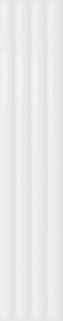 Плитка Plinto Out White Gloss 10.7x54.2