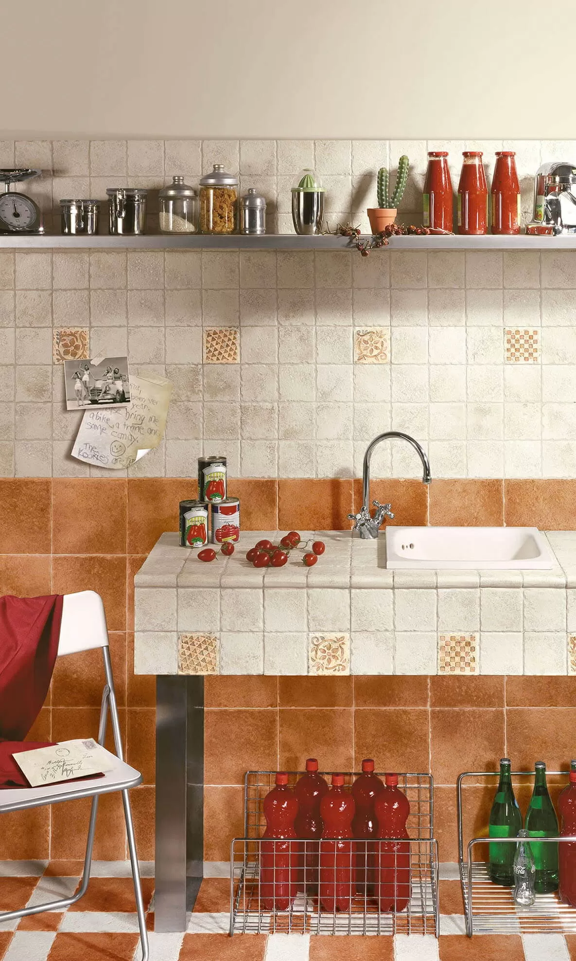 Керамогранит Inserto S3 Travertino 10x10