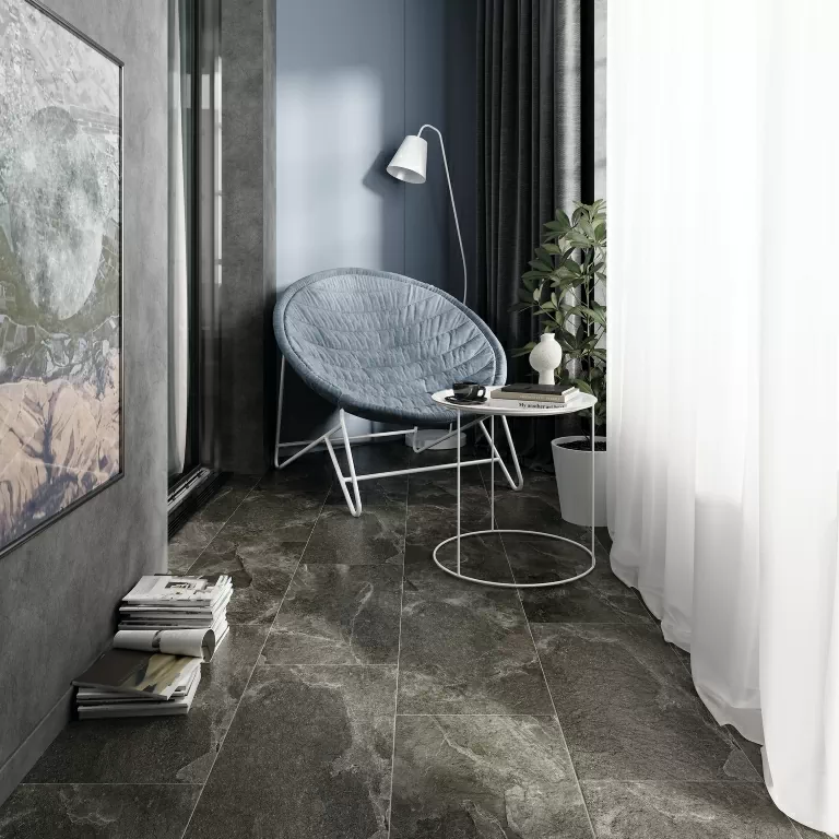 Керамогранит C-IN4L402D Infinity темно-серый рельеф 29,7x59,8