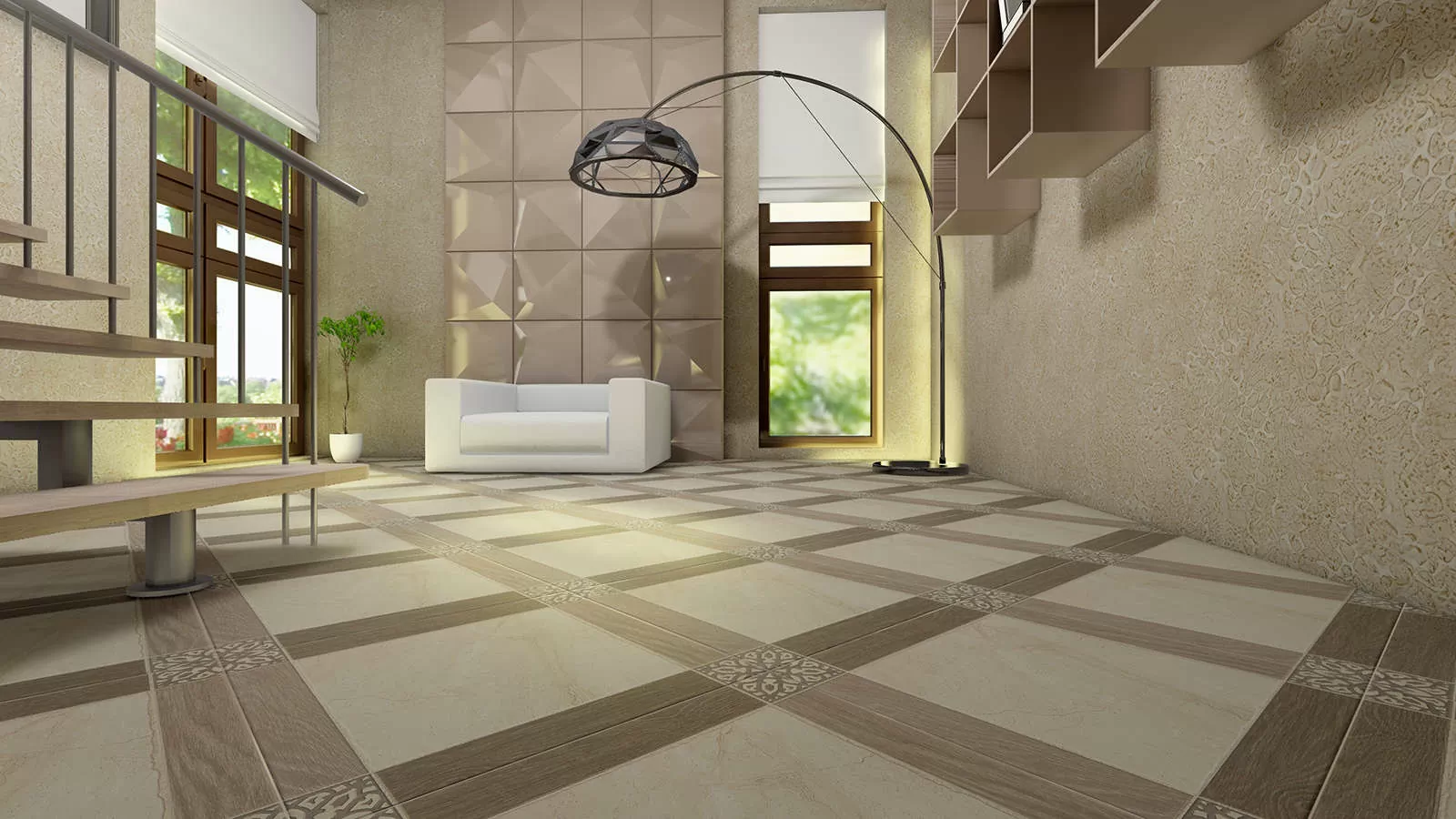 Керамогранит Tuluza natural PG 01 45х45