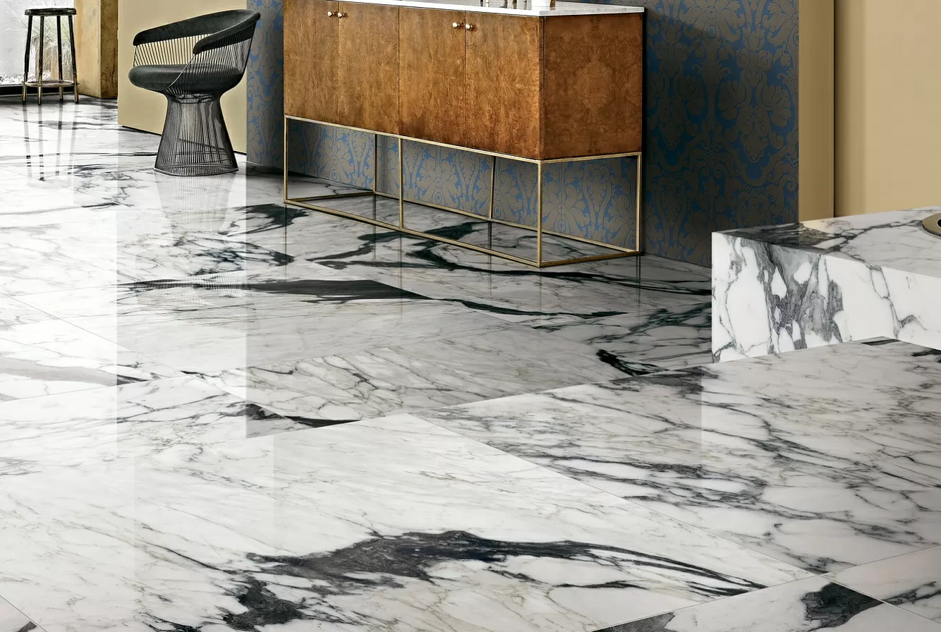 Керамогранит 765907 Onyx&More Golden Porphyry Strutturato 6mm 120x240