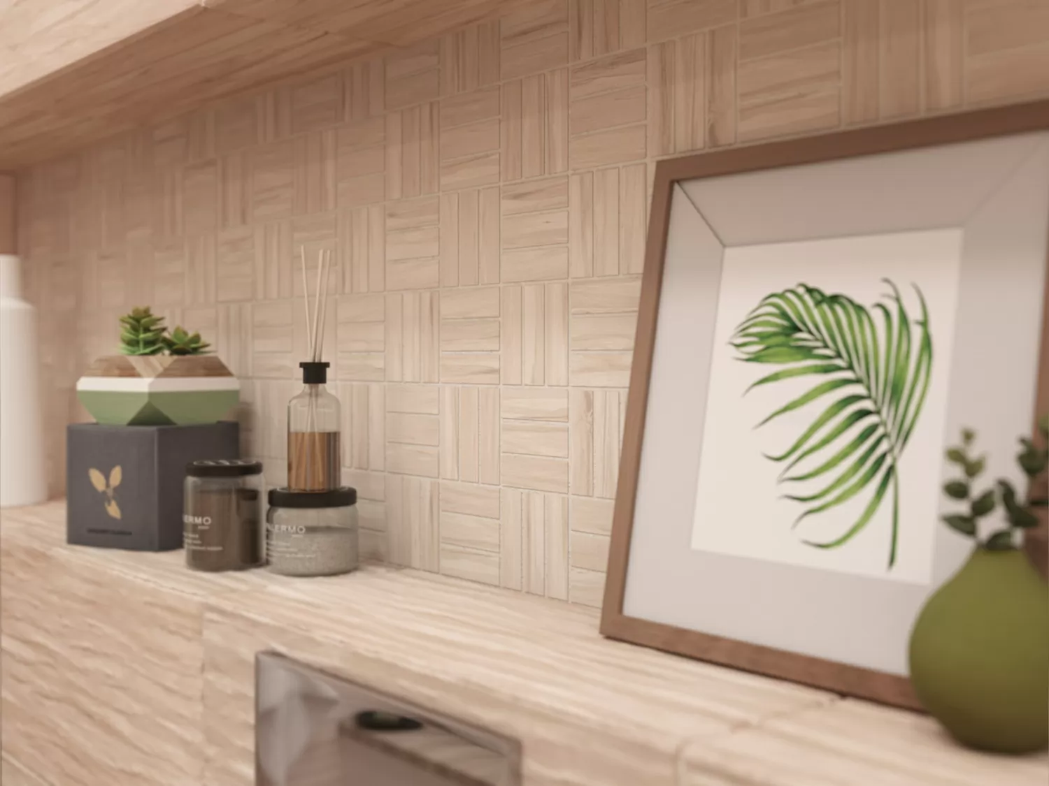 Керамогранит C-BN4R112D Botanica коричневый 42x42